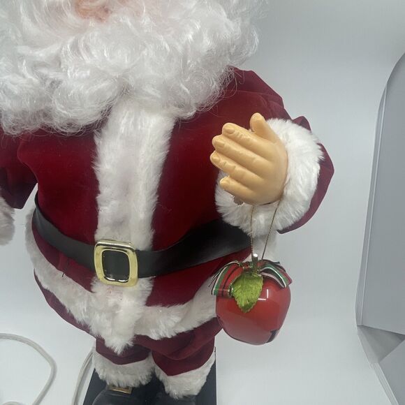 VINTAGE MR SANTA CLAUS TELCO MOTION-ETTES 1996 24” ANIMATED LIGHTED - Picture 4 of 13